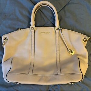 Michael Kors Pebbled Leather Tote in Light Pink with Gold Hardware